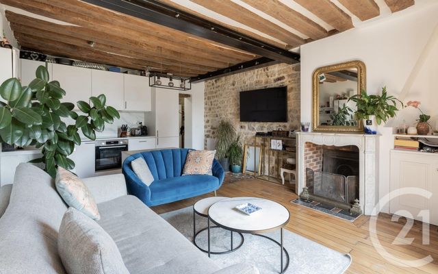 Appartement à vendre - 2 pièces - 38.0 m2 - PARIS - 75003 - ILE-DE-FRANCE - Century 21 Alpha Marais