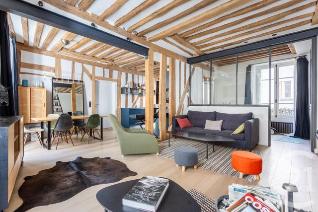 Appartement F3 à vendre - 4 pièces - 75.43 m2 - PARIS - 75004 - ILE-DE-FRANCE - Century 21 Alpha Marais