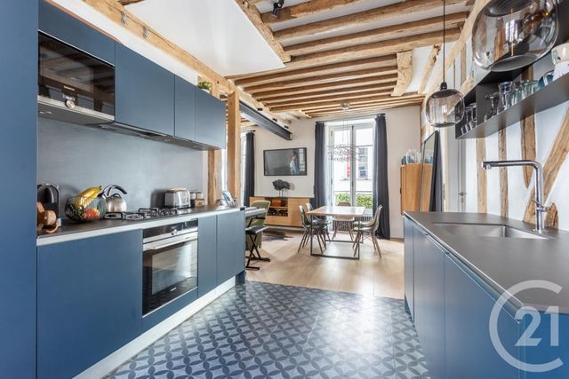 Appartement F3 à vendre - 4 pièces - 75.43 m2 - PARIS - 75004 - ILE-DE-FRANCE - Century 21 Alpha Marais