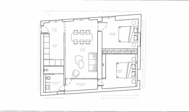 Appartement F3 à vendre - 3 pièces - 61.33 m2 - PARIS - 75003 - ILE-DE-FRANCE - Century 21 Alpha Marais